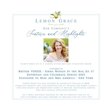 Personalized Floral Baby Shower Thank You Cards - Lemon Grace Co