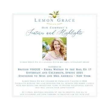 Personalized Floral Baby Shower Thank You Cards - Lemon Grace Co