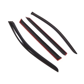 Tuningpros Window Visor Compatible with 2003-2009 Mercedes E320 E350 Wagon, DGWV2-719 Outside Mount ...
