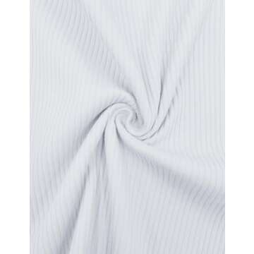 Trendy Peacameo Women's One Shoulder Ribbed Tank Top