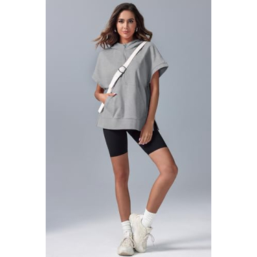 Stylish Fisoew Women’s Oversized Half Zip Hoodies