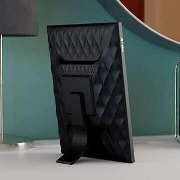 Nixplay Smart Digital Picture Frame I 8 inch I WiFi I Black I Shared Family Playlists I Mobile App, Email I Preload Content for a Gifted Frame