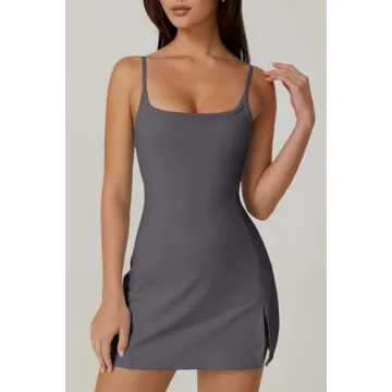 Stylish QINSEN Womens Tennis Dress with Shorts for Active Lifestyle