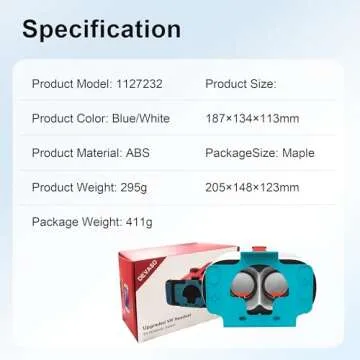 DEVASO VR Headset for Nintendo Switch - Immersive Gaming