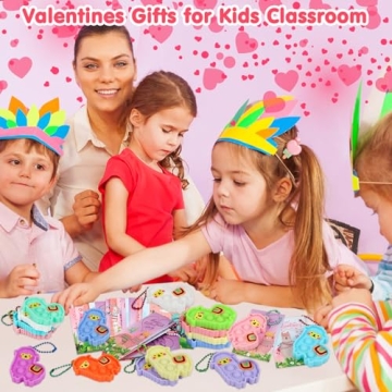 Adorable Llama Pop Fidget Toys for Kids' Valentine's Day