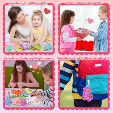 Adorable Llama Pop Fidget Toys for Kids' Valentine's Day