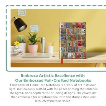 William Morris Rose Foiled Journal | Artistic Writing Experience