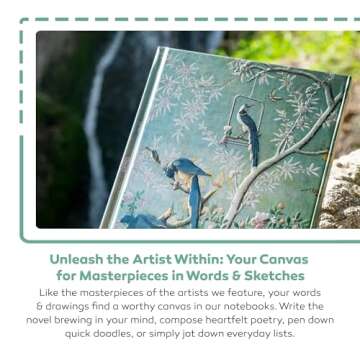 William Morris Rose Foiled Journal | Artistic Writing Experience