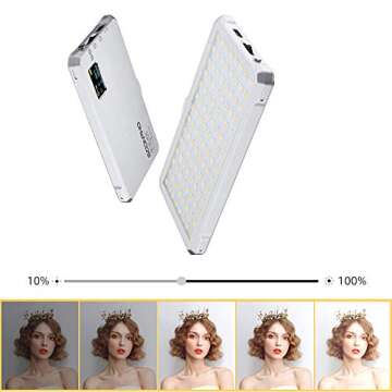 SUPON Bi-Color LED Video Light for Photography & Video