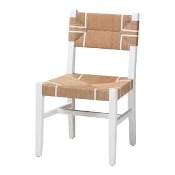Bali & Pari Talli Paper Loom Chair - Elegant Ergonomic Design for Dining