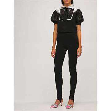 Lnsshee Women's Closed Pointed Toe Pumps Glitter Rhinestone Backless Heels Bowknot Low Kitten Heeled Sandals Wedding Summer Dress Shoes