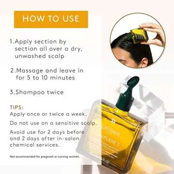 Rene Furterer COMPLEXE 5 Stimulating Plant Concentrate - Pre-Shampoo Detox Scalp Treatment - Orange & Lavendar Essential Oils - 1.6 fl. oz.