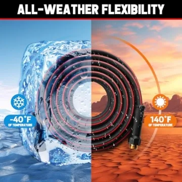 Premium 25ft Garden Hose, Lightweight & Kink-Free