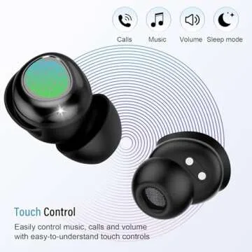 Comfortable DUSONLAP Sleep Earbuds with Bluetooth 5.4