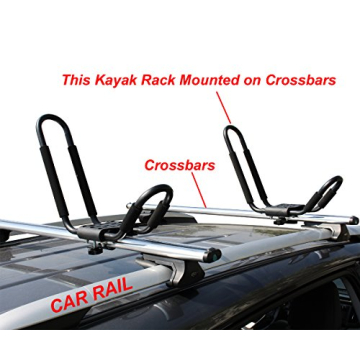 TMS Kayak Racks - Easy Install Dual Carriers for Kayaks