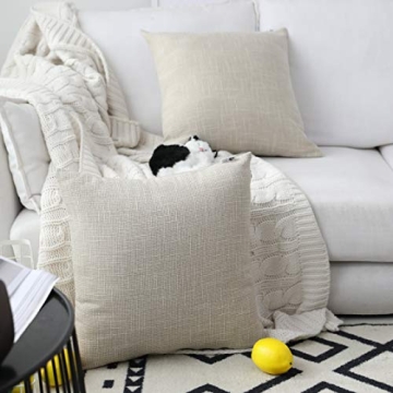 Stylish Faux Linen Cushion Covers - Kevin Textile 26x26