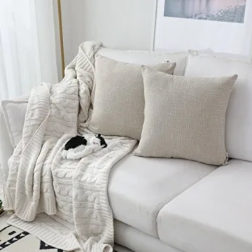 Stylish Faux Linen Cushion Covers - Kevin Textile 26x26