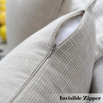Stylish Faux Linen Cushion Covers - Kevin Textile 26x26