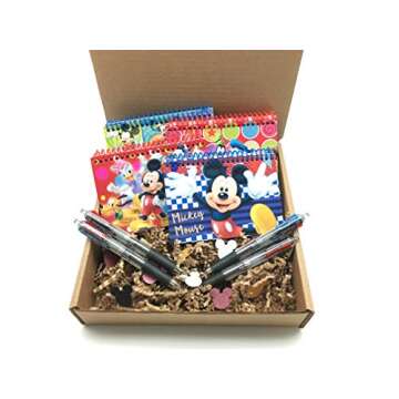 Official Disney Autograph Books 4-Pack Mickey, Minnie, Mickey & Friends, Clubhouse Friends with 4- M...