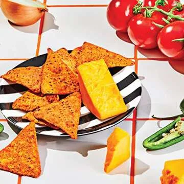 Hilo Life, Low Carb Keto Friendly Tortilla Chip Snack Bags Nacho Cheese Ranch Spicy Salsa, Variety Pack, 12 Count