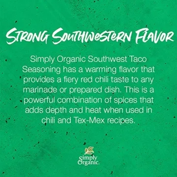 Simply Organic Southwest Taco Seasoning | Authentic Flavor Boost