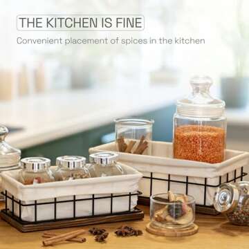 BAOBAB WORKSHOP Wooden Bathroom Baskets for Chic Storage