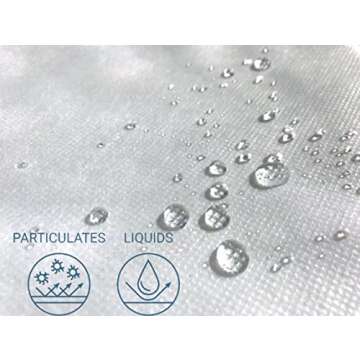 Disposable Airplane Tray Table Cover - Pack of 6 | Premium Medical Grade Material | Individually Packaged | Must Have Travel Essentials for Kids, Toddlers, and Adults