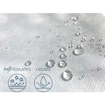 Disposable Airplane Tray Table Cover - Pack of 6 | Premium Medical Grade Material | Individually Packaged | Must Have Travel Essentials for Kids, Toddlers, and Adults