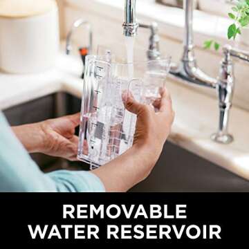 Ninja Specialty Fold-Away Frother (CM407) Coffee Maker, Single Serve to 10 Cup (50 oz.)