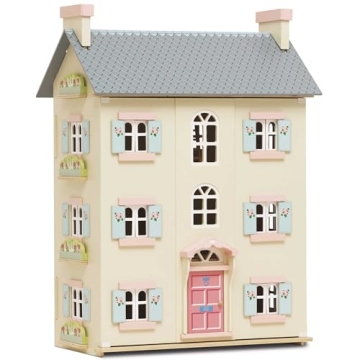 Le Toy Van Cherry Tree Hall Dollhouse for Creative Play