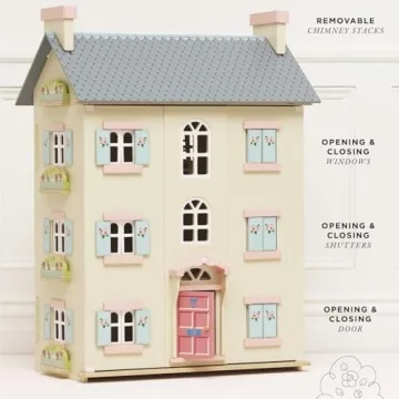 Le Toy Van Cherry Tree Hall Dollhouse for Creative Play