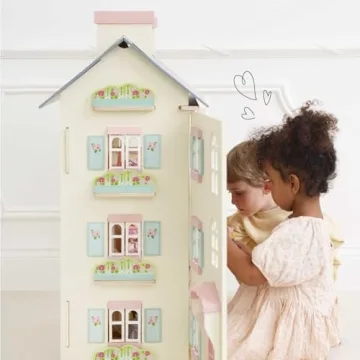 Le Toy Van Cherry Tree Hall Dollhouse for Creative Play