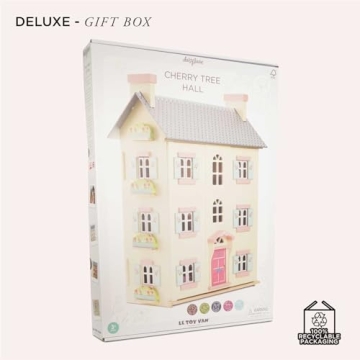 Le Toy Van Cherry Tree Hall Dollhouse for Creative Play