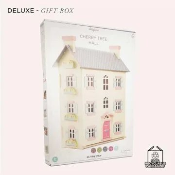 Le Toy Van Cherry Tree Hall Dollhouse for Creative Play