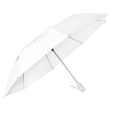 STROMBERGBRAND Vented Windproof 42" Automatic Open Travel Umbrella for Rain, Wind & Sun