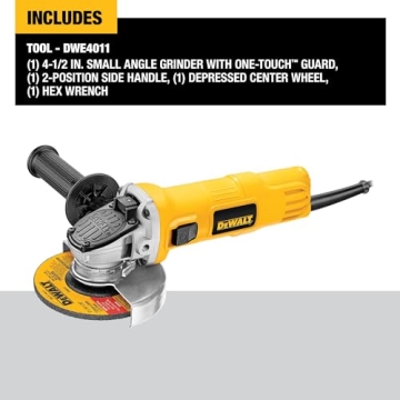 DEWALT Angle Grinder, One-Touch Guard, 4-1/2 -Inch (DWE4011)