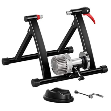 Yaheetech Fluid Bike Trainer Stand - Indoor Cycling Trainer for Road & Mountain Bikes