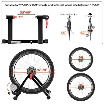 Yaheetech Fluid Bike Trainer Stand for Indoor Cycling