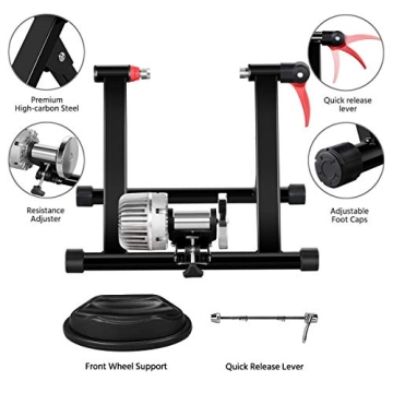 Yaheetech Fluid Bike Trainer Stand for Indoor Cycling