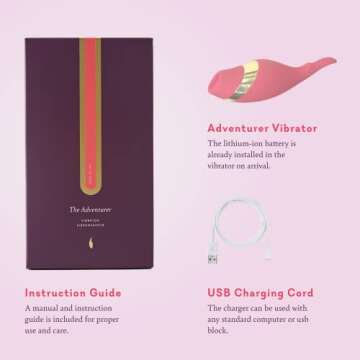Adventurer Air Pressure Vibrator | Rechargeable & Shower-Friendly