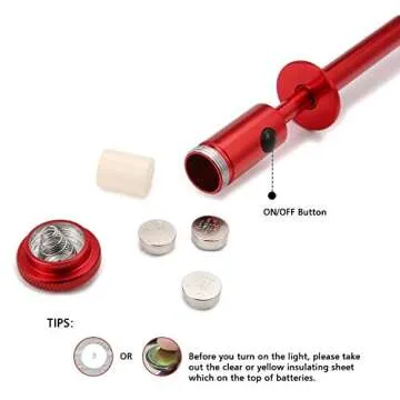 HARDK Magnetic Pick-up Tool with LED Light for Effortless Retrieval