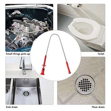 HARDK Magnetic Pick-up Tool with LED Light for Effortless Retrieval