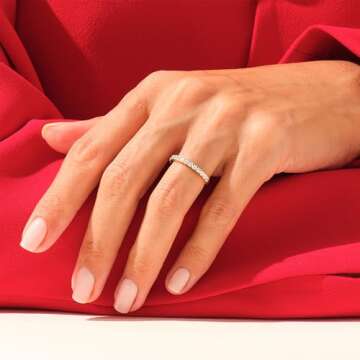 JINEAR 3mm Elegant Wedding Bands for Everyone