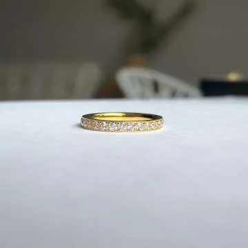 JINEAR 3mm Elegant Wedding Bands for Everyone