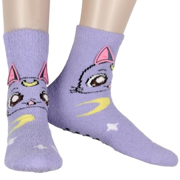 Stylish Sailor Moon Socks with 3D Ears for Women