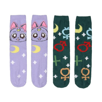 Stylish Sailor Moon Socks with 3D Ears for Women