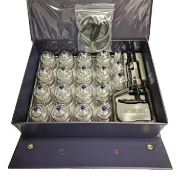 KS Premium Cupping Therapy Set with 19 Durable Cups