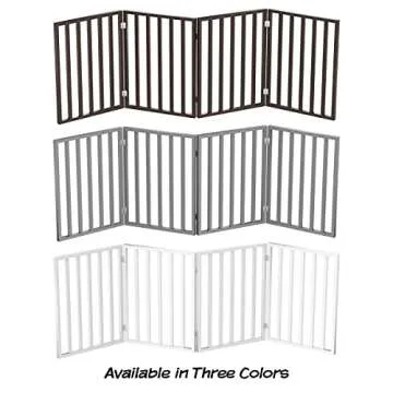 Stylish PETMAKER Pet Gate - Freestanding & Folding Design