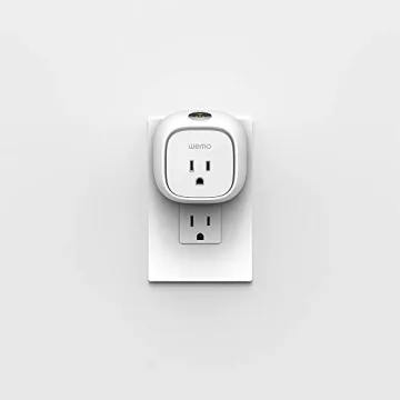 Wemo Insight Smart Plug with Energy Monitoring, WiFi Enabled, Control Your Devices and Manage Energy Costs From Anywhere, Works with Alexa and the Google Assistant