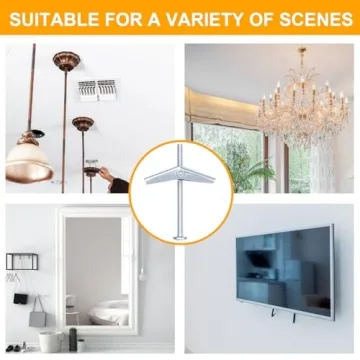 KURUI Heavy Duty Toggle Bolts - 48 Pcs Drywall Anchors